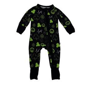 Dream Big Little Lucky St. Patrick’s Day Bamboo Zip Sleeper Pajamas